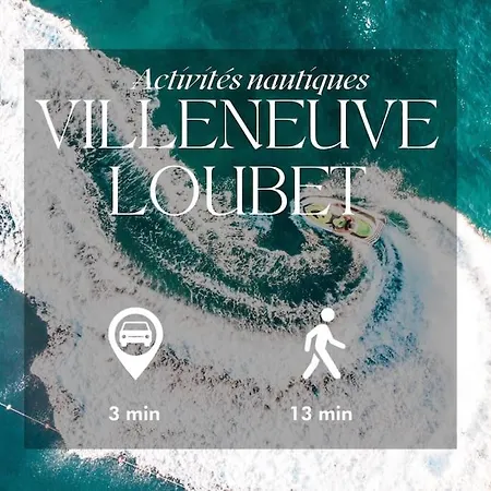 Casa Di Loubet- Apercu Mer-parking- A 10 Min A Pied - Capitalchic Services A Loubet Appartamento *